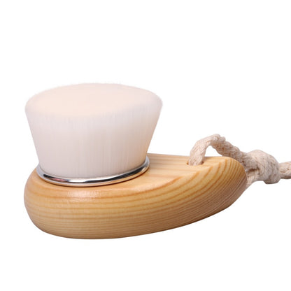 Wooden Soft Fiber Facial Cleansing Brush